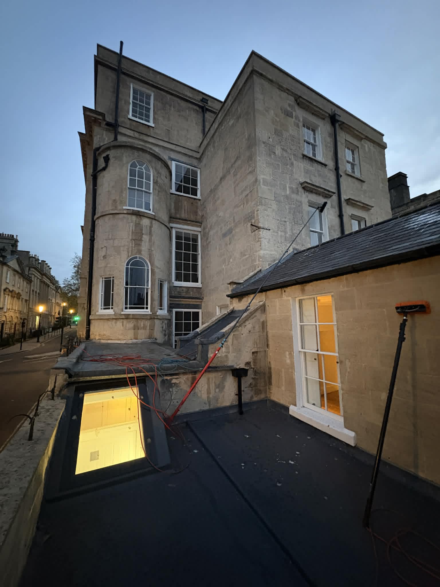 Evening commercial clean